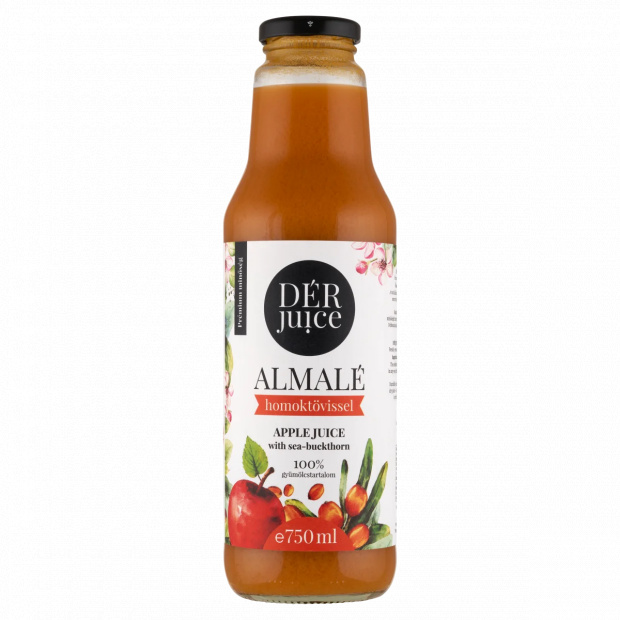 DÉR Juice 100% almalé homoktövissel 750 ml