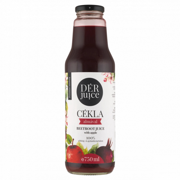 DÉR Juice 100% cékla almával zöldség- és gyümölcslé 750 ml