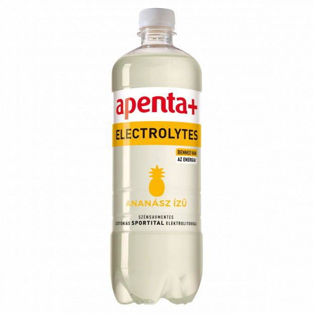 Apenta+ Isotonic ananász ízű szénsavmentes izotóniás sportital elektrolitokkal 750 ml