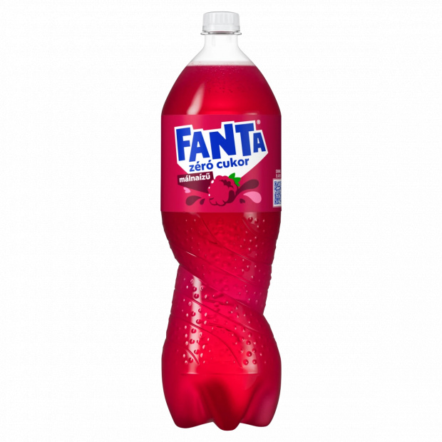 Fanta zéró cukor energiamentes málnaízű szénsavas üdítőital édesítőszerekkel 1,75 l