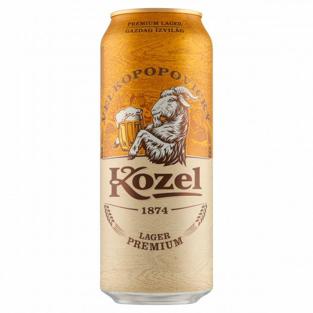 Velkopopovický Kozel Premium Lager minőségi világos sör 4,6% 0,5 l Velkopopovický Kozel Premium Lager minőségi világos sör 4,6% 0,5 l