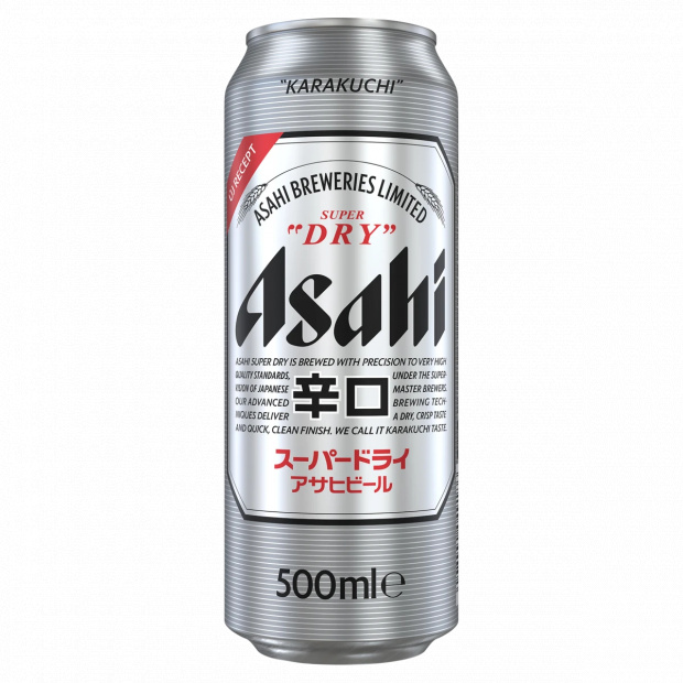 Asahi Super Dry világos sör 5% 500 ml