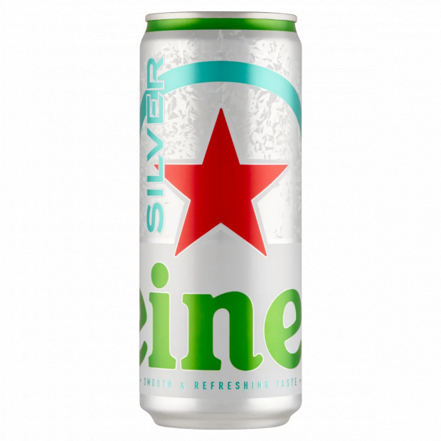 Heineken Silver világos sör 4% 330 ml 