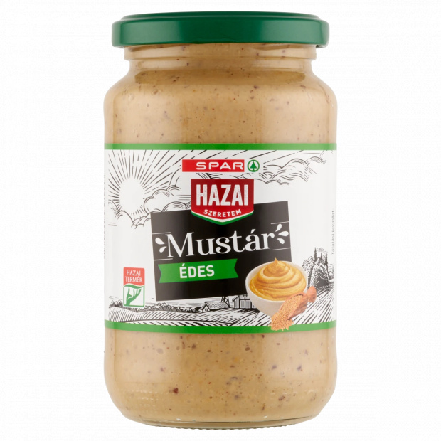 SPAR Hazai Szeretem édes mustár 350 g SPAR Hazai Szeretem édes mustár 350 g