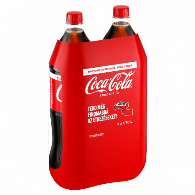 Coca-Cola colaízű szénsavas üdítőital 2 x 1,75 l