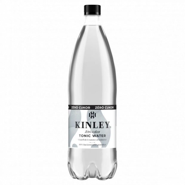 Kinley Tonic Water Zéró cukor energiamentes szénsavas üdítőital édesítőszerekkel 1,5 l