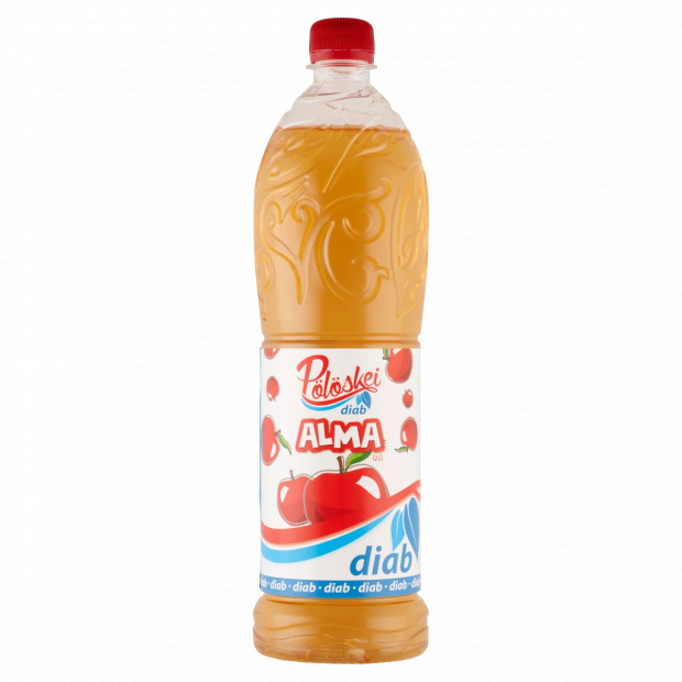 Pölöskei Diab alma ízű szörp édesítőszerekkel 1 l