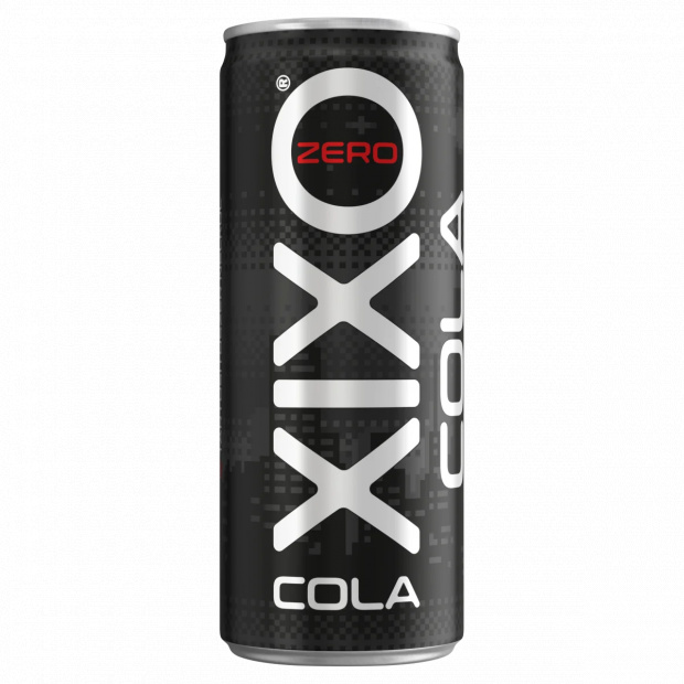 XIXO Cola Zero kólaízű, szénsavas üdítőital édesítőszerekkel 250 ml