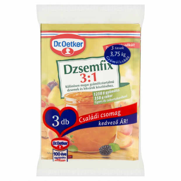 Dr. Oetker dzsemfix 3:1 3 x 25 g