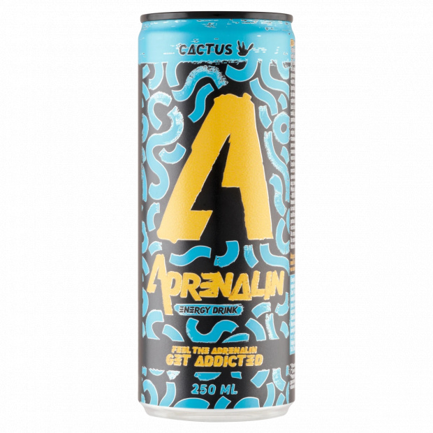 Adrenalin kaktusz-guavaízű szénsavas energiaital 250 ml