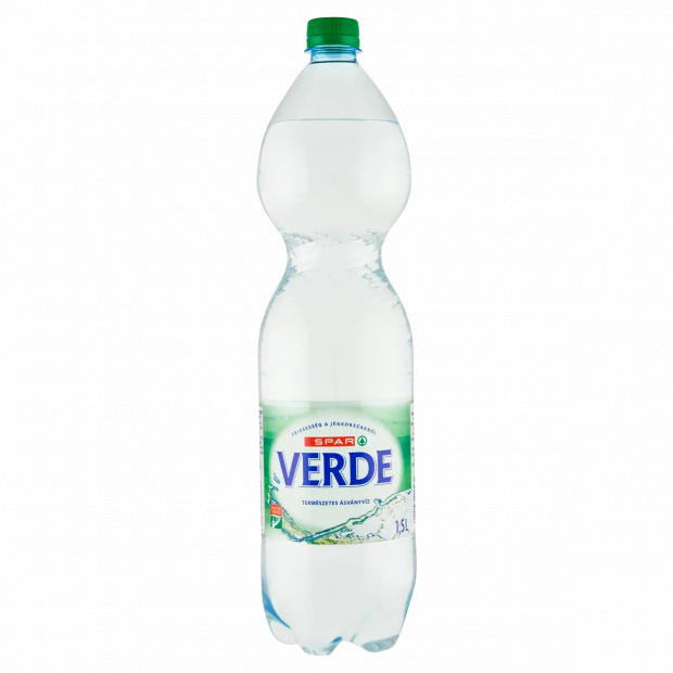 SPAR Verde szén-dioxiddal enyhén dúsított természetes ásványvíz 1,5 l