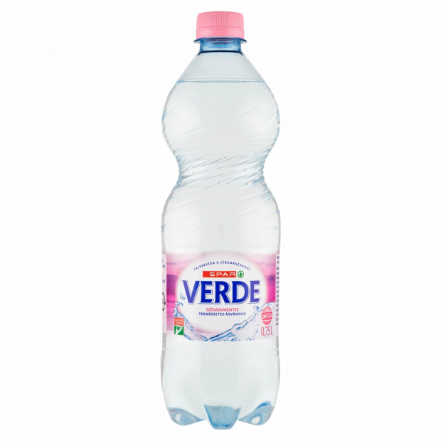 SPAR Verde szénsavmentes természetes ásványvíz 0,75 l