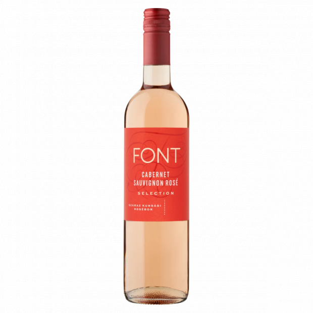Font Kunsági Cabernet Sauvignon Rosé Selection száraz rosébor 12% 750 ml