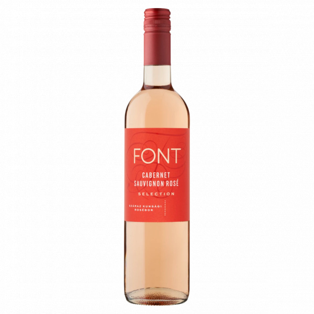 Font Kunsági Cabernet Sauvignon Rosé Selection száraz rosébor 12% 750 ml Font Kunsági Cabernet Sauvignon Rosé Selection száraz rosébor 12% 750 ml