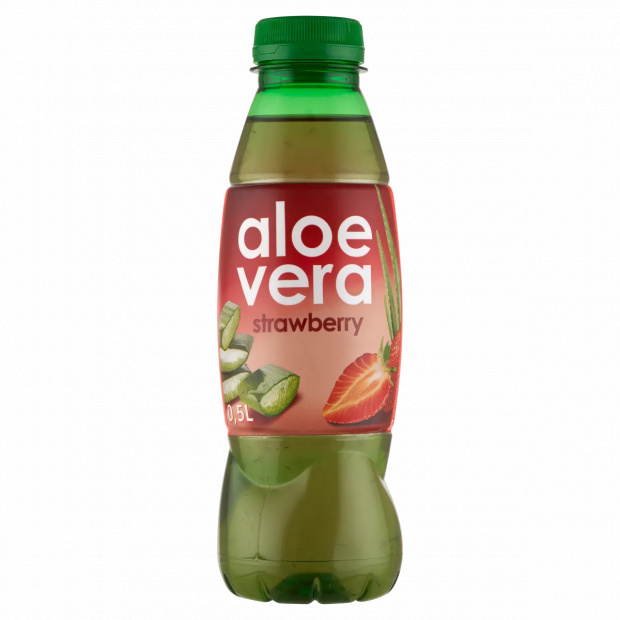 Aloe Vera eper ízesítésű gyümölcsital aloe verával és szőlőlével 0,5 l