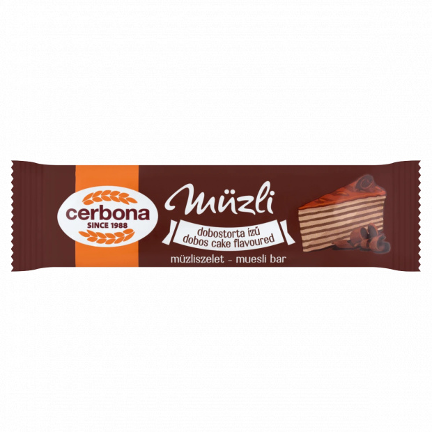Cerbona Müzli dobostorta ízű müzliszelet 20 g