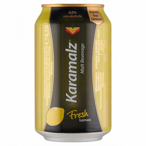 Karamalz alkoholmentes italkeverék malátaitalból és citrom ízű limonádéból 0,33 l