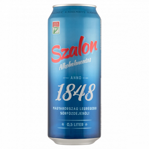Szalon alkoholmentes világos sör 0,5% 0,5 l Szalon alkoholmentes világos sör 0,5% 0,5 l
