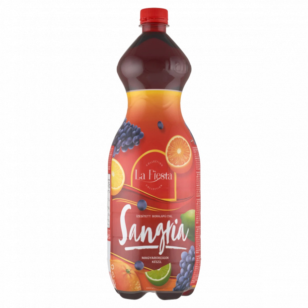 La Fiesta Sangria ízesített boralapú ital 7% 1,5 l La Fiesta Sangria ízesített boralapú ital 7% 1,5 l