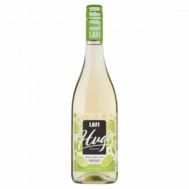 Lafi Hugo bodza-menta-lime ízű szénsavas boralapú ital 7% 0,75 l