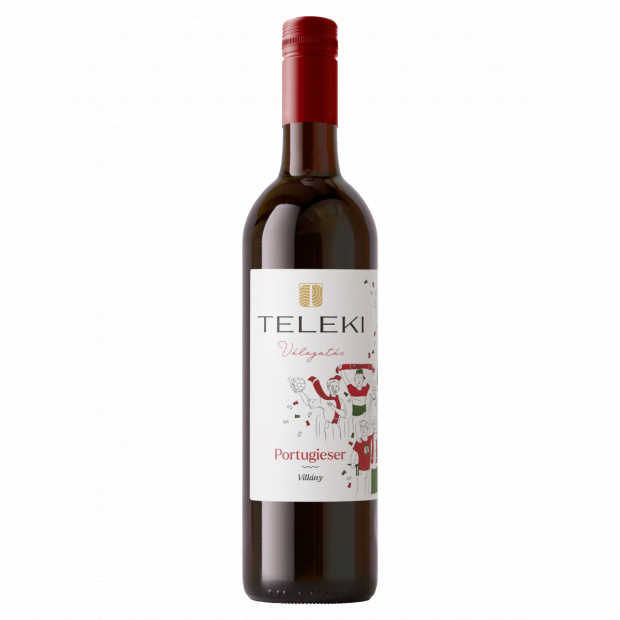 Teleki Válogatás Villányi Portugieser classicus száraz vörösbor 12,5% 0,75 l