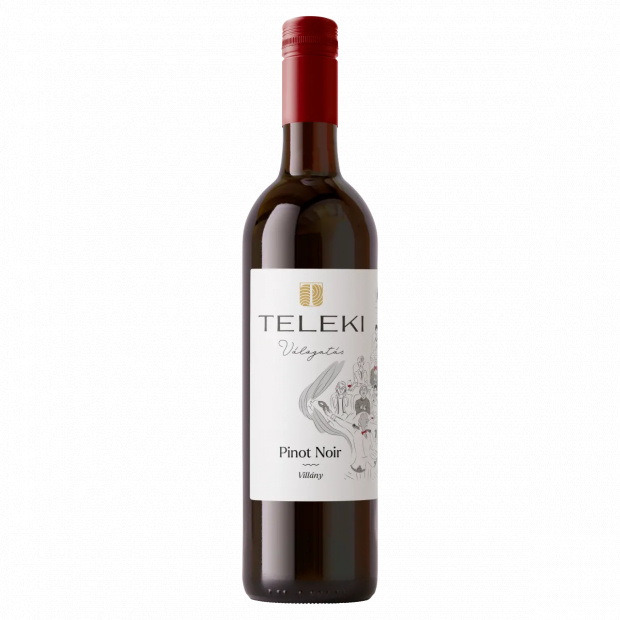 Teleki Válogatás Villányi Pinot Noir száraz vörösbor 14% 0,75 l