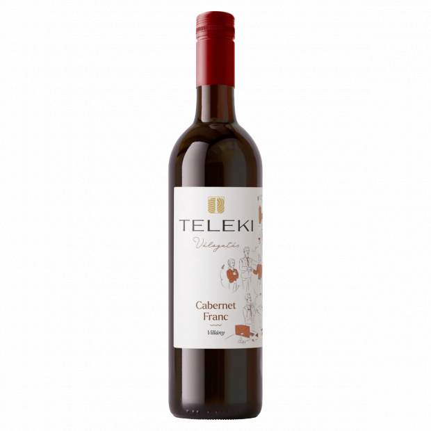 Teleki Válogatás Villányi Cabernet Franc classicus száraz vörösbor 14,5% 0,75 l