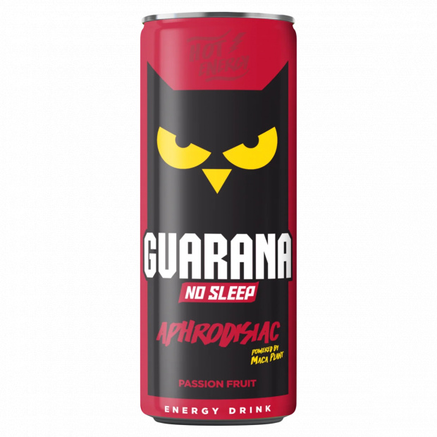 Guarana No Sleep Aphrodisiac passiógyümölcs ízű, szénsavas, alkoholmentes ital 250 ml