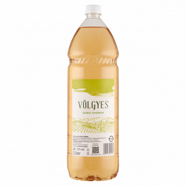Völgyes Duna-Tisza közi száraz fehérbor 12% 2 l