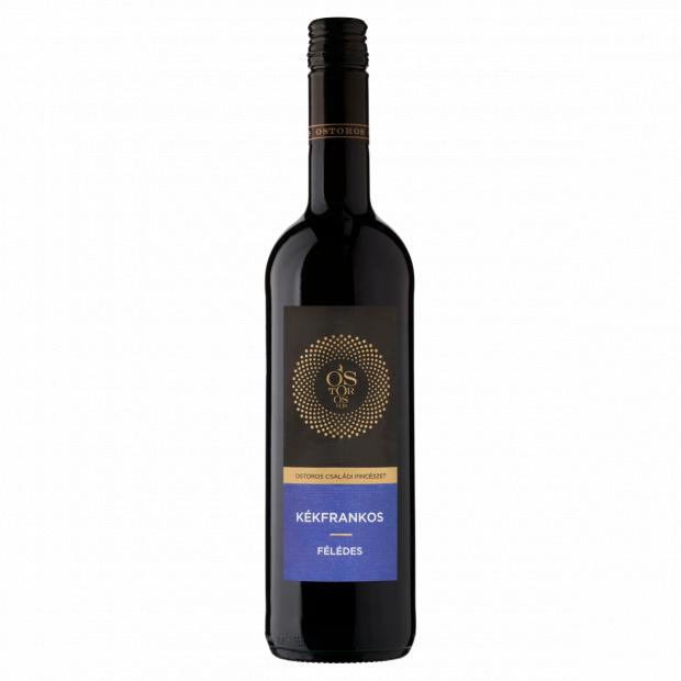 Ostorosbor Felső-Magyarországi Kékfrankos félédes vörösbor 11,5% 750 ml