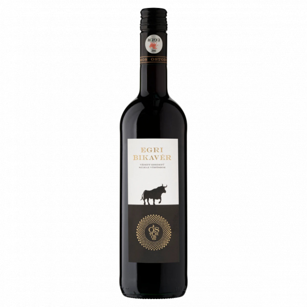 Ostorosbor Egri bikavér classcius védett eredetű száraz vörösbor 12,5% 750 ml