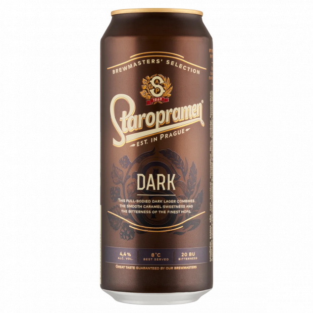 Staropramen Dark minőségi barna sör 4,4% 0,5 l Staropramen Dark minőségi barna sör 4,4% 0,5 l