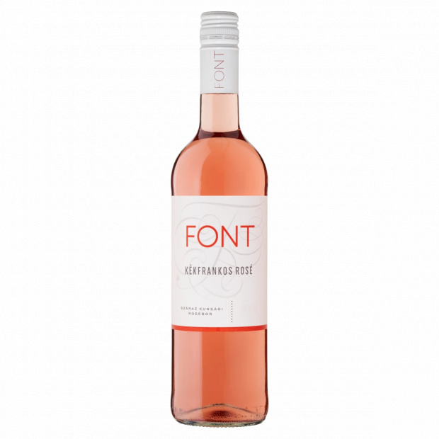 Font Kunsági Kékfrankos Rosé száraz rosébor 12% 750 ml