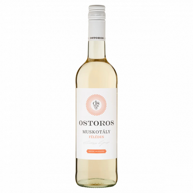 Ostorosbor Felső-Magyarországi Muskotály félédes fehérbor 11% 750 ml