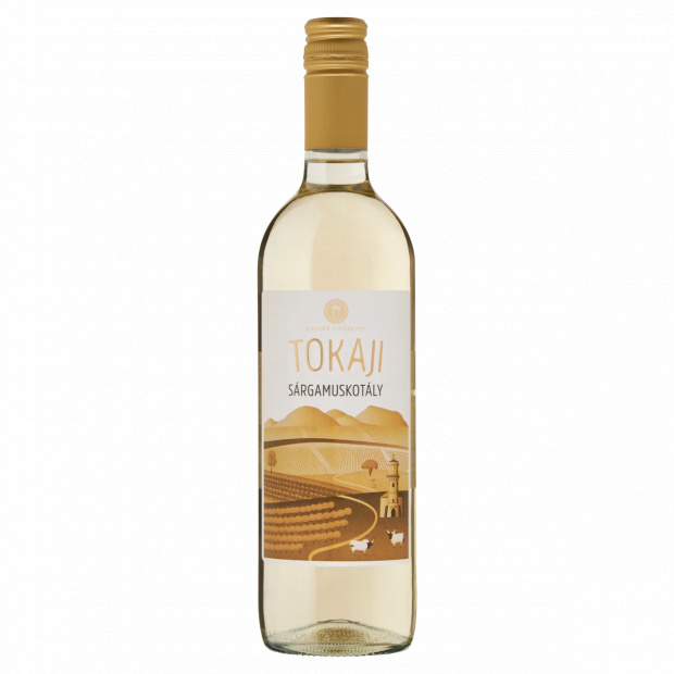 Tokaji Sárgamuskotály félédes fehérbor 11% 750 ml