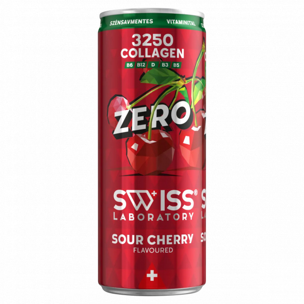 Swiss Laboratory Sour Cherry cukormentes meggyízű szénsavmentes ital 250 ml