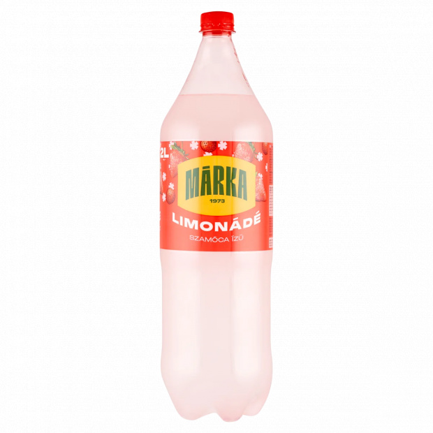 Márka Limonádé szamóca-limeízű energiamentes szénsavas üdítőital édesítőszerekkel 2 l Márka Limonádé szamóca-limeízű energiamentes szénsavas üdítőital édesítőszerekkel 2 l