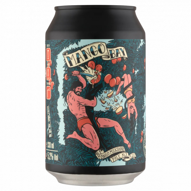 Mad Scientist Mango Bay szűretlen sör mangóval és laktózzal 5,2% 330 ml 