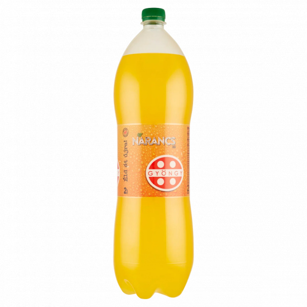 Gyöngy narancsízű energiamentes szénsavas üdítőital édesítőszerekkel 2 l