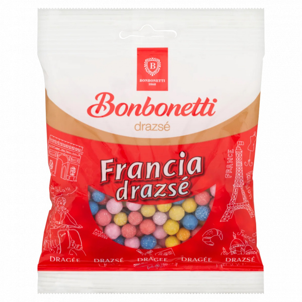 Bonbonetti Franciadrazsé kakaós cukordrazsé 70 g
