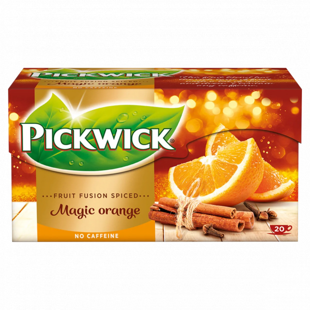 Pickwick Magic Orange gyümölcstea a narancs, a fahéj és a szegfűszeg ízével 20 filter 35 g