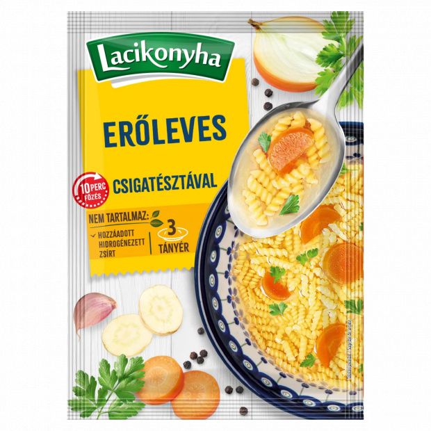 Lacikonyha erőleves csigatésztával 63 g