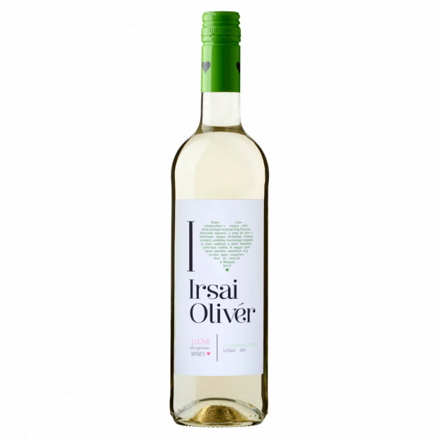 I Love Dunántúli Irsai Olivér száraz bor 12% 75 cl