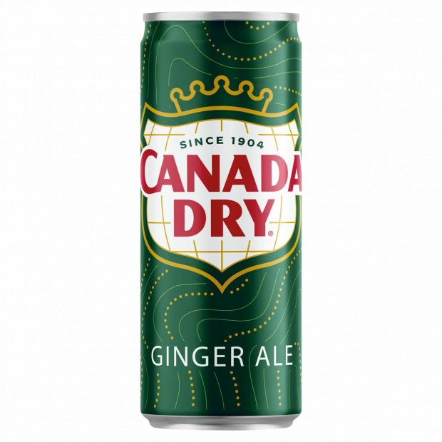 Canada Dry gyömbérízű szénsavas üdítőital cukorral és édesítőszerekkel 330 ml