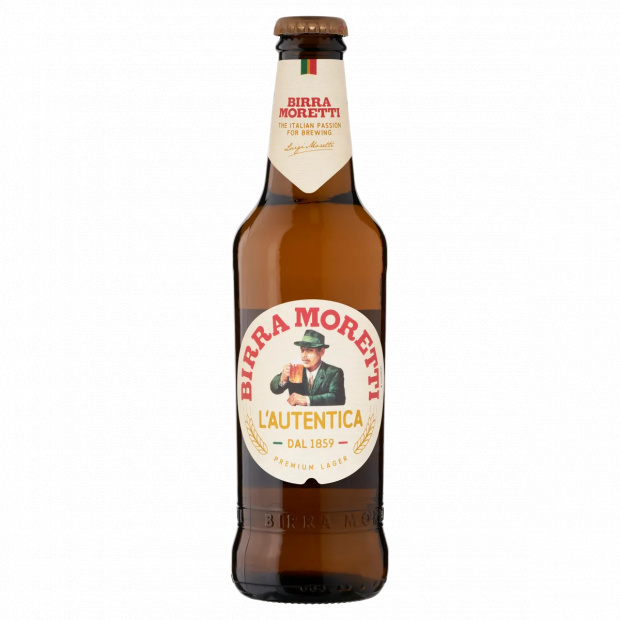 Birra Moretti világos sör 4,6% 330 ml