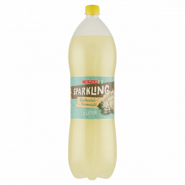 SPAR Sparkling bodzaízű limonádé 2 l
