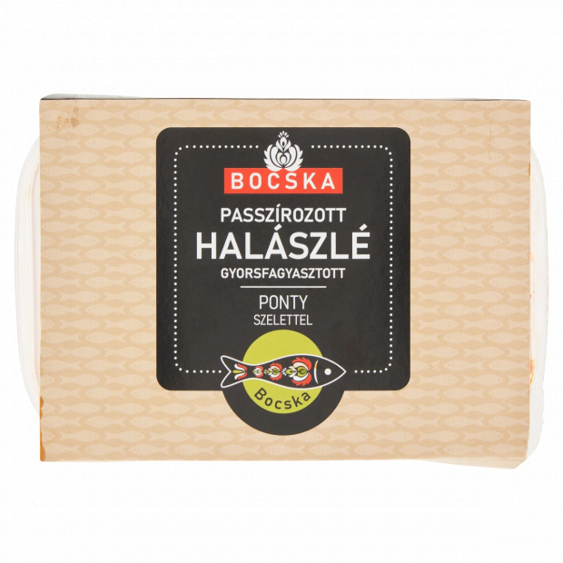 Bocska gyorsfagyasztott passzírozott halászlé ponty szelettel 560 g
