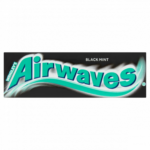Airwaves Black Mint mentol- és ánizsízű cukormentes rágógumi édesítőszerrel 14 g Airwaves Black Mint mentol- és ánizsízű cukormentes rágógumi édesítőszerrel 14 g