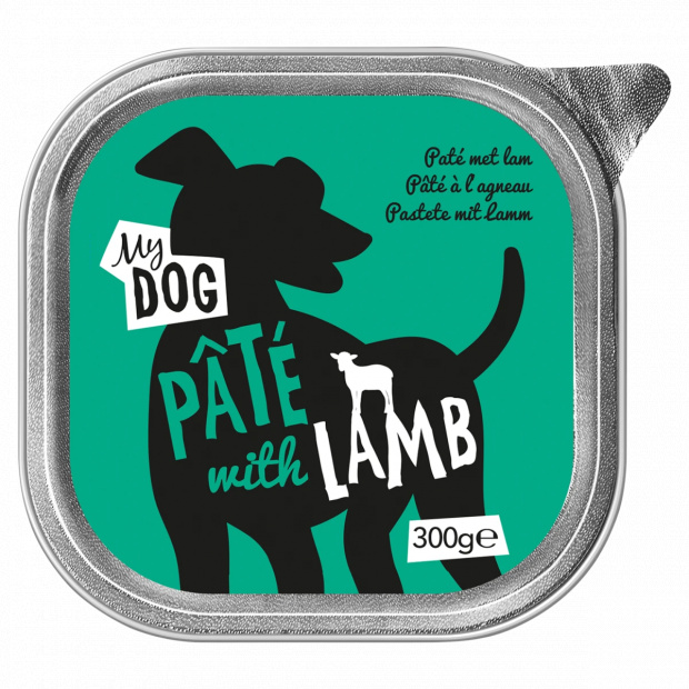 My Dog teljes értékű állateledel felnőtt kutyáknak bárányhúsos pástétom 300 g