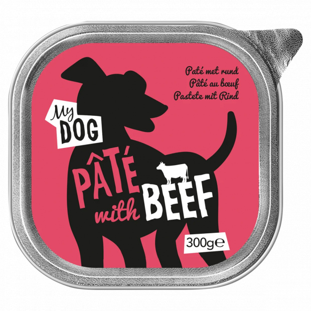 My Dog teljes értékű állateledel felnőtt kutyáknak marhahúsos pástétom 300 g
